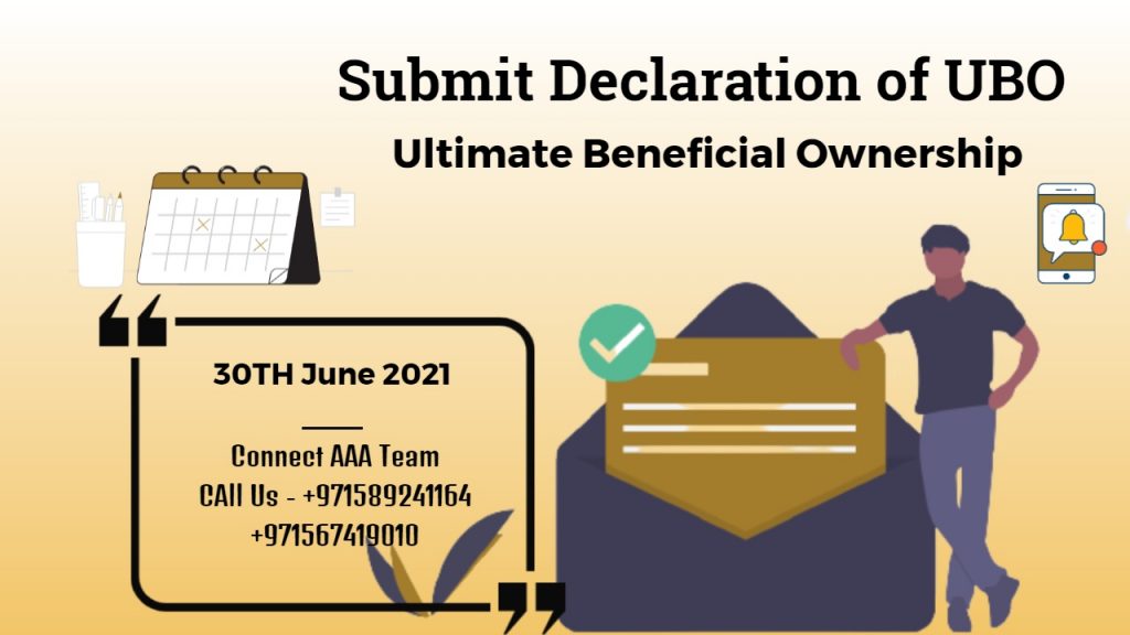 Submit Declaration of UBO Ultimate Beneficial Ownership